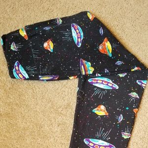 OS LuLaRoe Space UFO Leggings